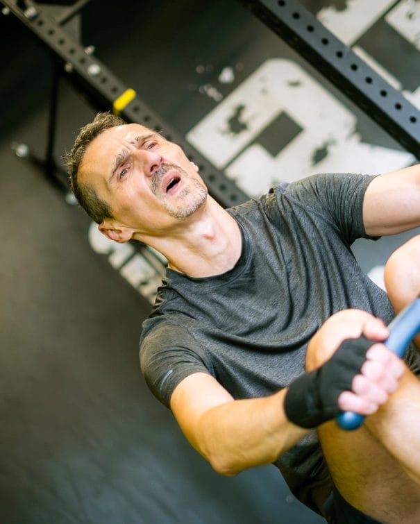 Man on Hyrox training at Energia Athletics